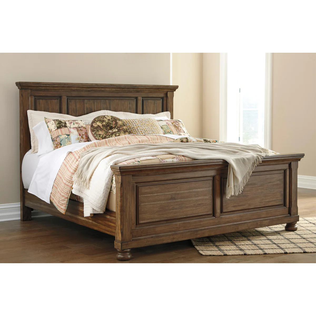 Ashley Flynnter King Panel Bed 3