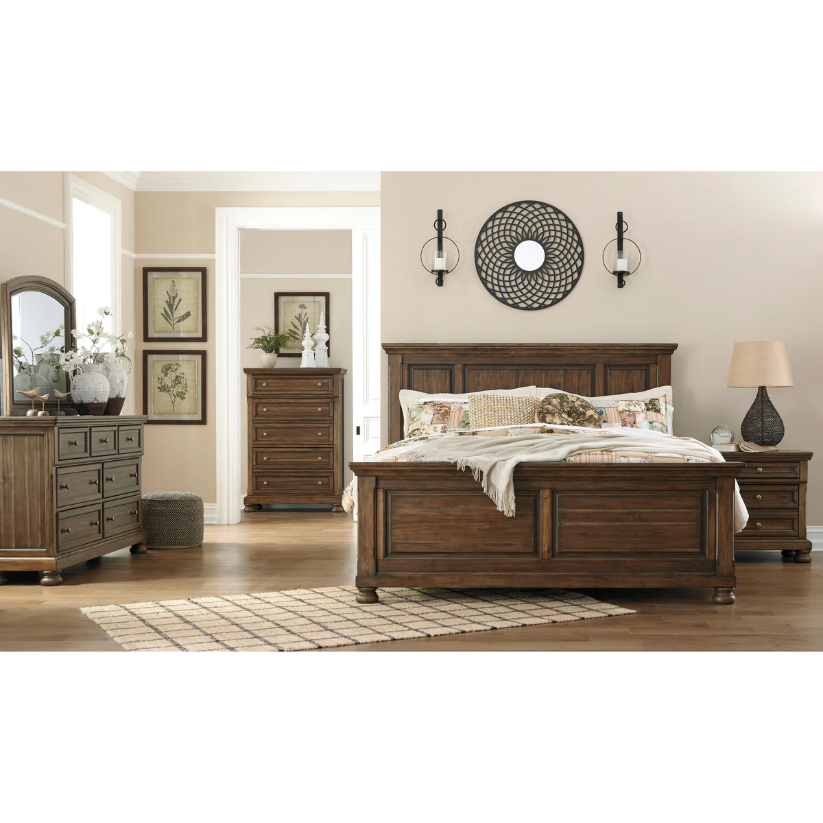 Ashley Flynnter King Panel Bed 5