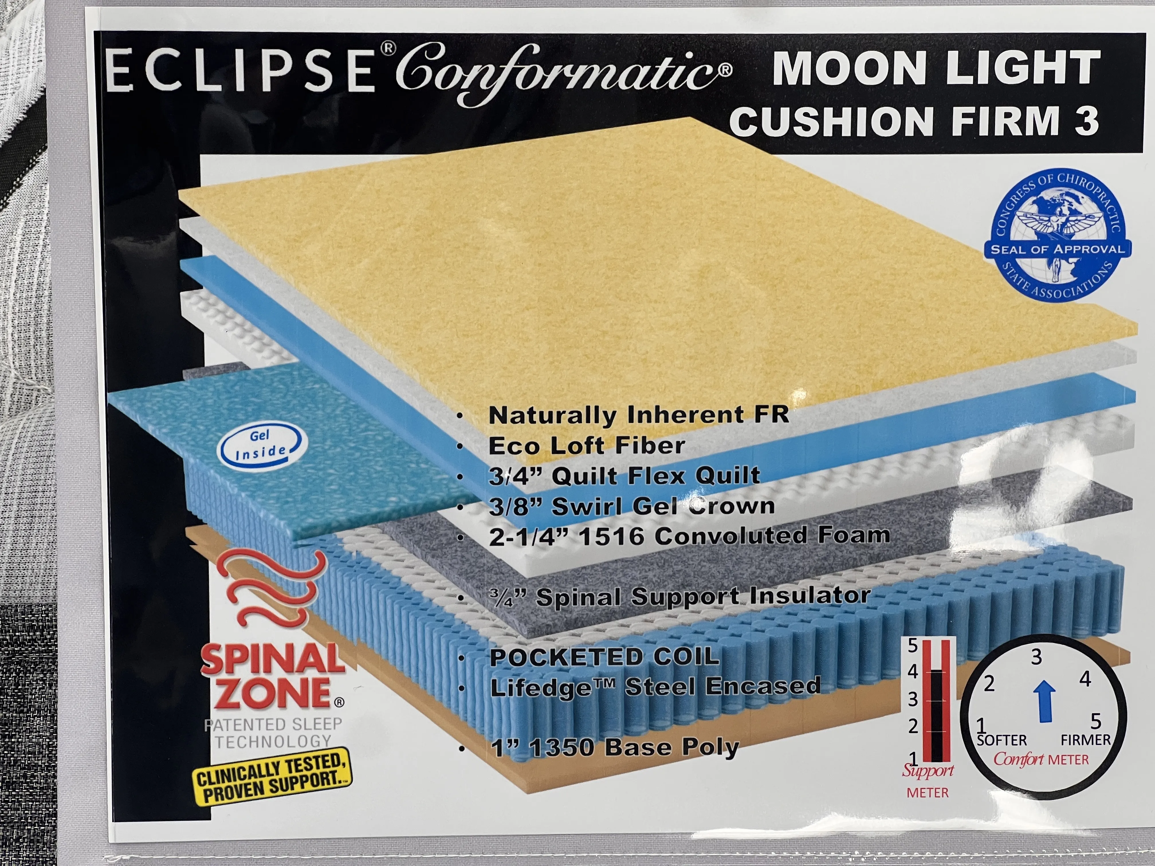 Conformatic Moonlight Cushion Firm 3 2